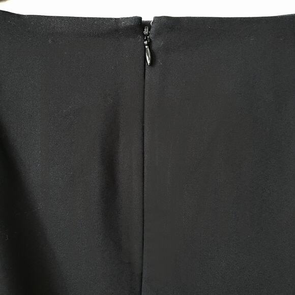 Lane Bryant Black Faux Wrap Skirt 22 Pencil Career Classic Tailored Corporate - Picture 5 of 12